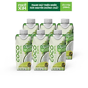 Combo 6 Hộp Nước dừa đóng hộp Cocoxim Organic dung tích 330ml Hộp