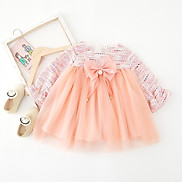 Váy đầm công chúa hồng chân ren babydoll