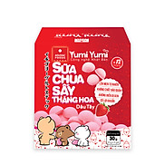 Sữa chua sấy thăng hoa Yumi Yumi vị dâu hộp 30 g 10 g x 3 gói