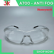Kính Honeywell A700 Anti Fog màu trắng chống bụi, chống tia UV, chống lóa