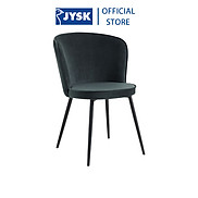 Ghế bàn ăn JYSK Risskov kim loại polyester nhiều màu R58xS60xC82cm