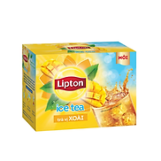 Hộp 16 Gói Trà Hòa Tan Lipton Ice Tea Vị Xoài 14g gói
