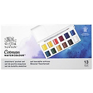Hộp 12 Màu Nước Cotman Sketchers Pocket Set - Winsor & Newton 0390100 13