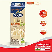 Sữa Yến Mạch Hữu Cơ Giàu Canxi Riso Scotti - BIO Calcium Oat Drink - Hộp 1L