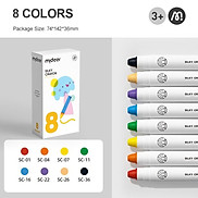 Bút màu sáp lụa hữu cơ Mideer Silky Crayon 8-12- 24 màu