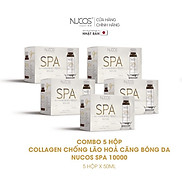 Combo 5 hộp Collagen chống lão hoá căng bóng da Nucos Spa 10000 50ml x 50
