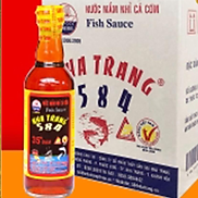 Thùng 6 chai Nước mắm Nhỉ Cá cơm 35 độ đạm- 584 Nha Trang- Chai PET