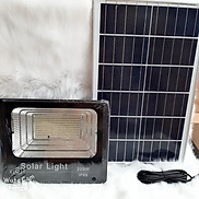 Đèn pha Led Năng lượng mặt trời 200wkemf tấm pin rời có remote dây dài 5m