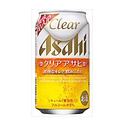 BIA CLEAR ASAHI CAN 350ML 24L T