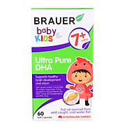 DHA tinh khiết dạng viên Ultra Pure DHA Brauer Úc cho trẻ từ 7 tháng tuổi