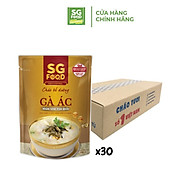 Thùng 30 Gói Cháo Bổ Dưỡng Sài Gòn Food Gà Ác Nhân Sâm 240g