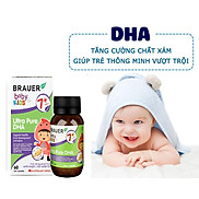 DHA cho trẻ từ 7 tháng Brauer Baby & Kids Ultra Pure DHA Úc Giúp phát