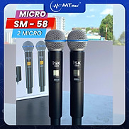 Micro ISK SM58 Không Dây, Phiên Bản 2 Micro dùng cho hát karaoke gia đình