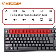 Bàn phím máy tính có dây NEWMEN E007 - Hàng chính hãng