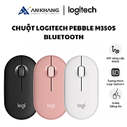 Chuột Bluetooth Logitech M350s Pebble 2 Silent - Mỏng nhẹ, Nút tùy chỉnh