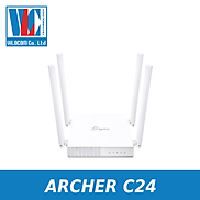 Router Wi-Fi Băng Tần Kép AC750 Archer C24 - Hàng Chính Hãng