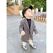 Áo khoác mangto dáng dài cho bé trai, bé gái phong cách Hàn Quốc TT02