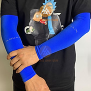 Găng tay chống nắng Aqua-X xanh dương cho nam nữ Ống tay chống UV vải dày
