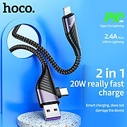 Dây cáp sạc nhanh HOCO micro USB C 20w tiện lợi cho iPhone 12 11 pro