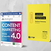 Combo 2 Cuốn Context Marketing + Content Marketing Trong Kỷ Nguyên 4.0