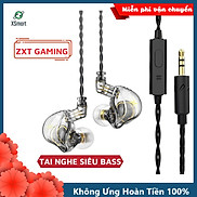 Tai Nghe Nhét Tai Chống Ồn Gaming QKZ ZXT NEW 2023 VIP BASS Âm Thanh Cực
