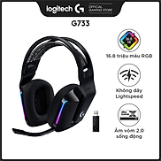 Tai nghe game không dây Lightspeed Logitech G733 - Headband tùy chỉnh