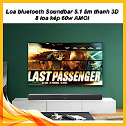 Loa bluetooth Soundbar 5.1 âm thanh 3D 8 loa kép 60w AMOI