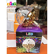 Bóng đèn LED xoay nhiều màu đui E27 dùng trong trang trí tiện dụng
