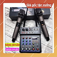 Bàn Mixer G4 livestream Thu Âm Karaoke được hỗ trợ màn hình LED có