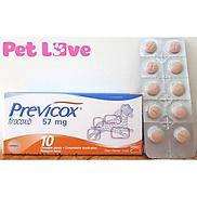 1 hộp Previcox giảm đau, kháng viêm trên chó 10 viên, 57mg viên