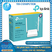 Bộ phát WiFi TP-Link TL-WR 820N Chuẩn N 300Mbps 2 Ăng-ten ngoài 15 User -