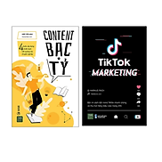 Combo 2 cuốn sách Marketing - Bán Hàng Tiktok Marketing + Content Bạc Tỷ