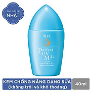 Kem Chống Nắng Senka Dạng Sữa Perfect UV Milk SPF 50+ PA++++ 40g