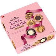 Bánh quy bơ cao cấp Bourbon Torte Cookies hộp thiếc 310gr