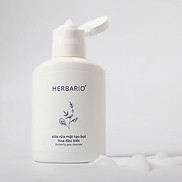 Sữa rửa mặt tạo bọt sẵn hoa đậu biếc herbario 100ml ngăn lão hóa chống oxy