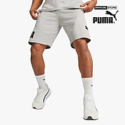 PUMA - Quần shorts tập luyện nam lưng thun Power 673379