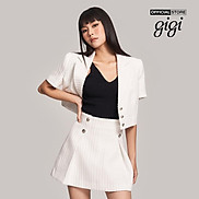 GIGI - Áo blazer nữ tay ngắn phom croptop thời trang G1403O222621-00