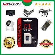 Thẻ nhớ 64GB Hikvision Class 10 Micro SD 92Mb s dùng cho camera, máy ảnh