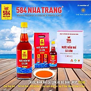 Thùng 6 chai Nước mắm Nhỉ Cá cơm - 584 Nha Trang - Loại 40 độ đạm