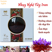 Nhụy hoa nghệ tây Tashrifat Saffron Premium Negin Iran 3g, chống lão hóa