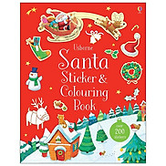 Santa Sticker & Colouring Book