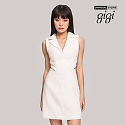 GIGI - Đầm mini sát nách cổ bẻ khoét eo nữ tính G2101D222180-00