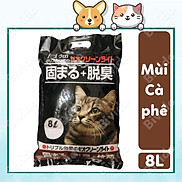 Cát mèo cát vệ sinh Cát Nhật khử mùi, siêu vón cục bao 8L - Bivido