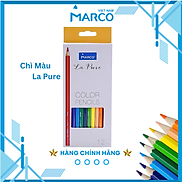 Bút Chì Tô 12 Màu La Pure Hộp Giấy - Marco 8550-12CB