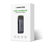 USB 3.0 đọc thẻ hỗ trợ SD TF CF MS Ugreen 50541 cao cấp
