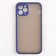 Ốp lưng trong nhám viền Shield Matte Color bảo vệ camera cho iPhone 11 Pro
