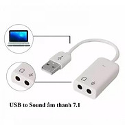 Card chuyển USB ra Sound - Cáp chuyển USB ra Âm thanh 7.1