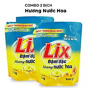 Combo 2 Túi nước giặt Lix Hương Nước Hoa Túi 3.5Kg