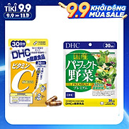 COMBO Viên Uống DHC Vitamin C - Rau Củ Nhật Bản Sáng Da