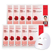 Mặt Nạ Dermal Tinh Chất Hoa Hồng Làm Dịu Da Rose Collagen Essence Mask 23g